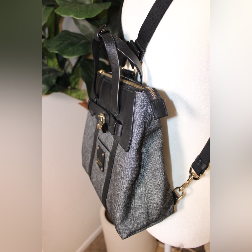 Henri Bendel Mini Jetsetter Convertible Backpack/Crossbody/Tote Bag - Picture 7 of 17